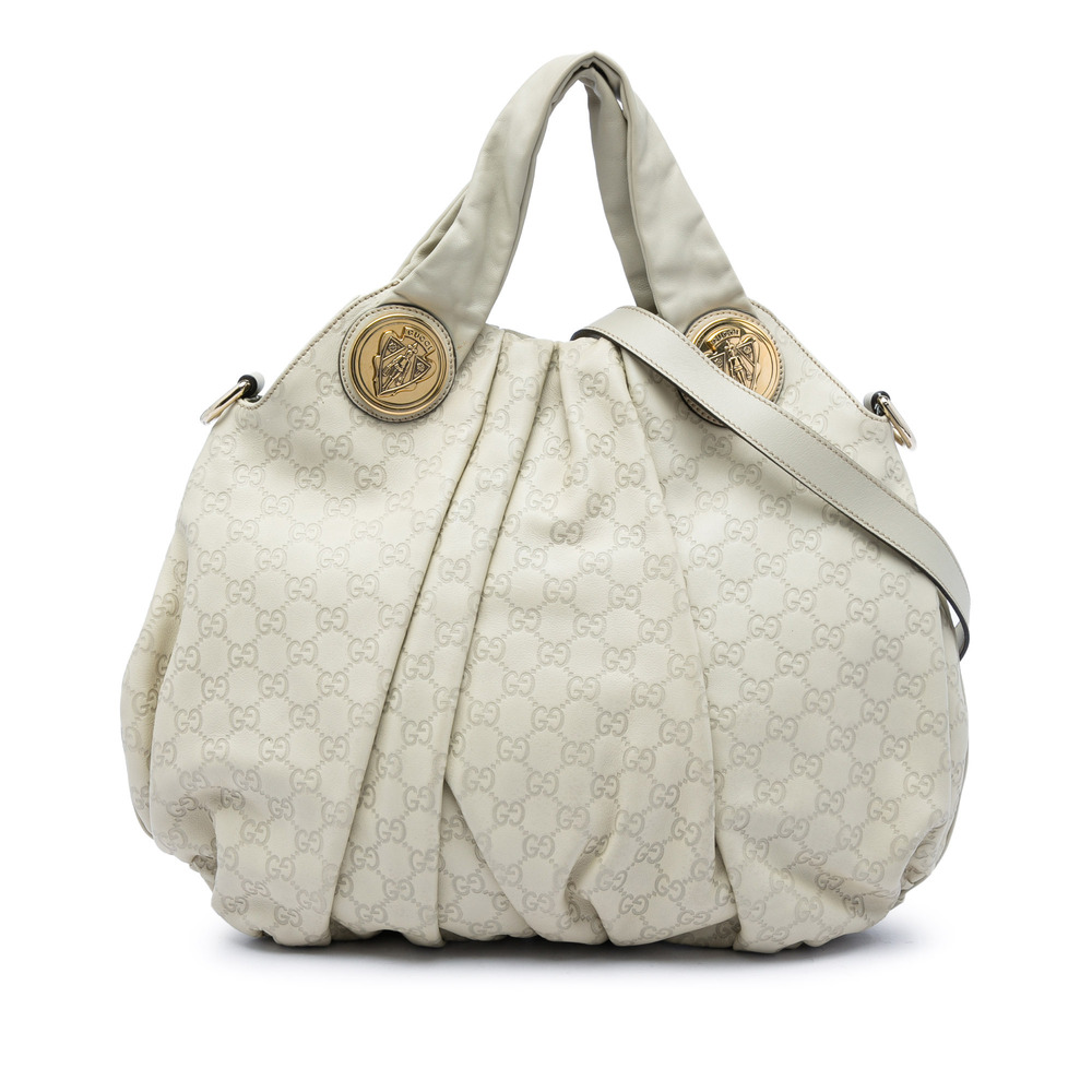 Pre-Loved Gucci Large Guccissima Hysteria Satchel